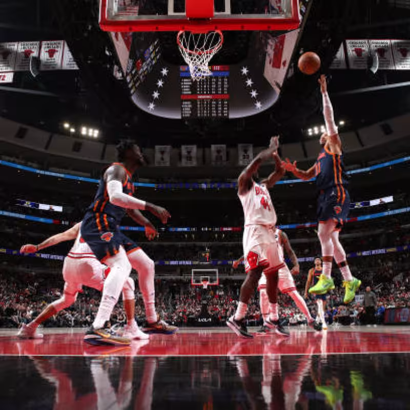 Jalen Brunson, jugada ganadora en Knicks. Foto: gettyimages