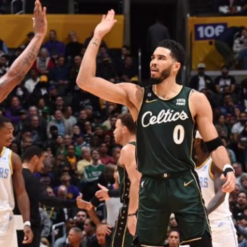 Jaylen Brown, estrella de Boston Celtics. 