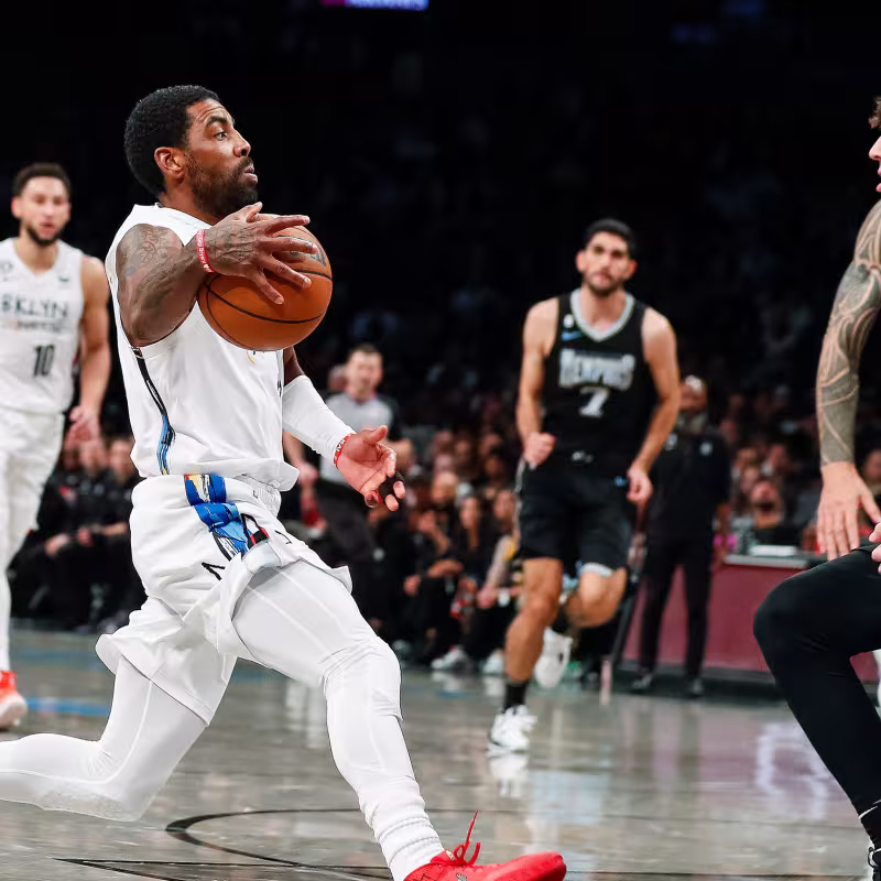 Kyrie Irving, en un partido contra Memphis Grizzlies