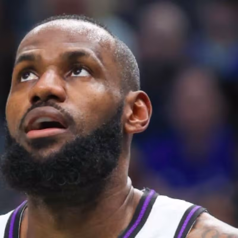 LeBron James, estrella de Los Angeles Lakers. 
