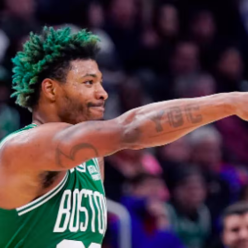 Marcus Smart, estrella de Boston Celtics. 