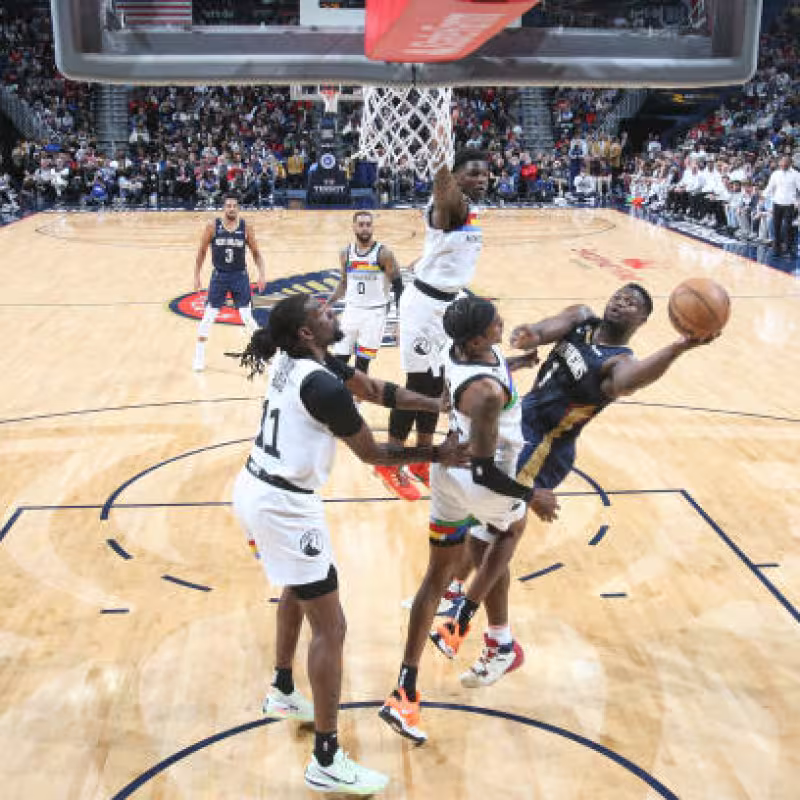 Zion Williamson, liderato Pelicans. Foto: gettyimages