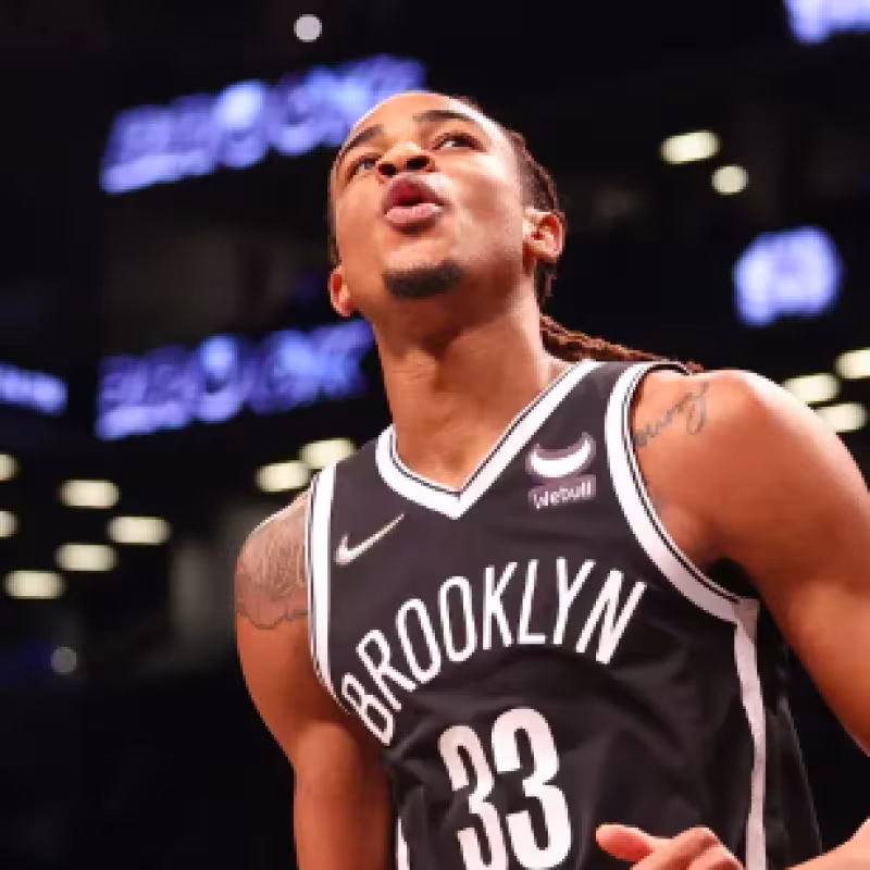 Nic Claxton, jugador de Brooklyn Nets. 