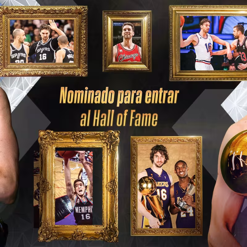 Pau Gasol, elegido para entrar en el Hall of Fame.