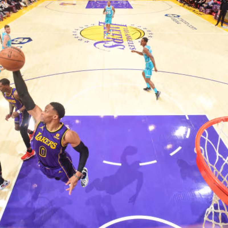 Russell Westbrook, Sexto Hombre con Lakers. Foto: gettyimages