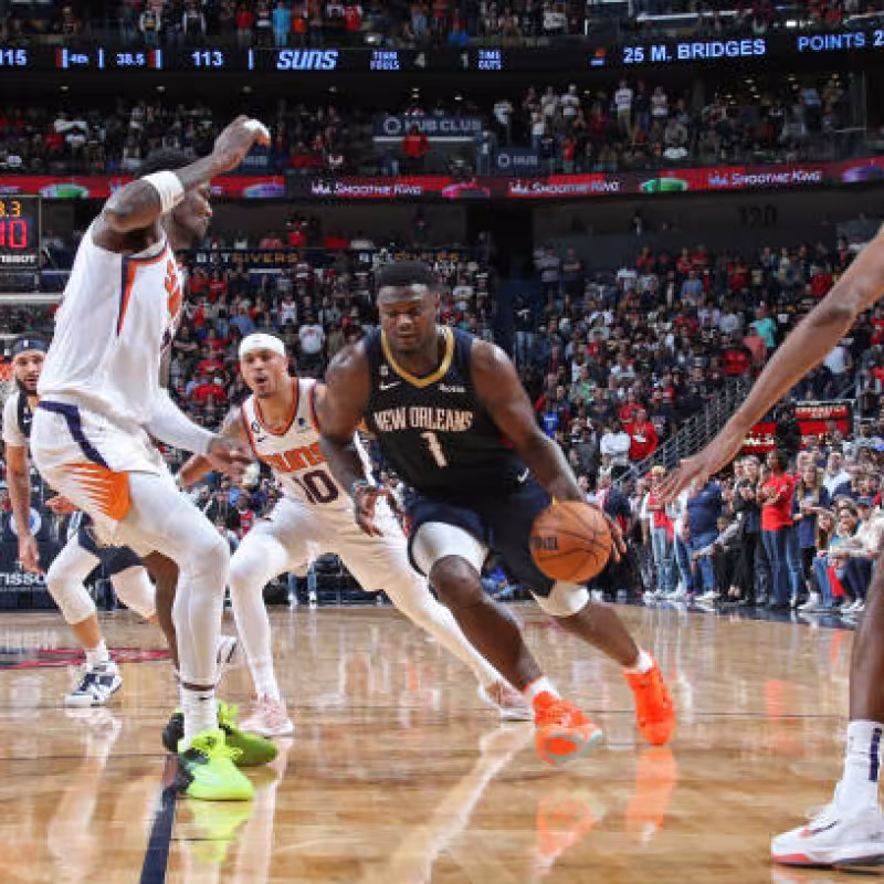 Zion Williamson, con Pelicans. Foto: gettyimages