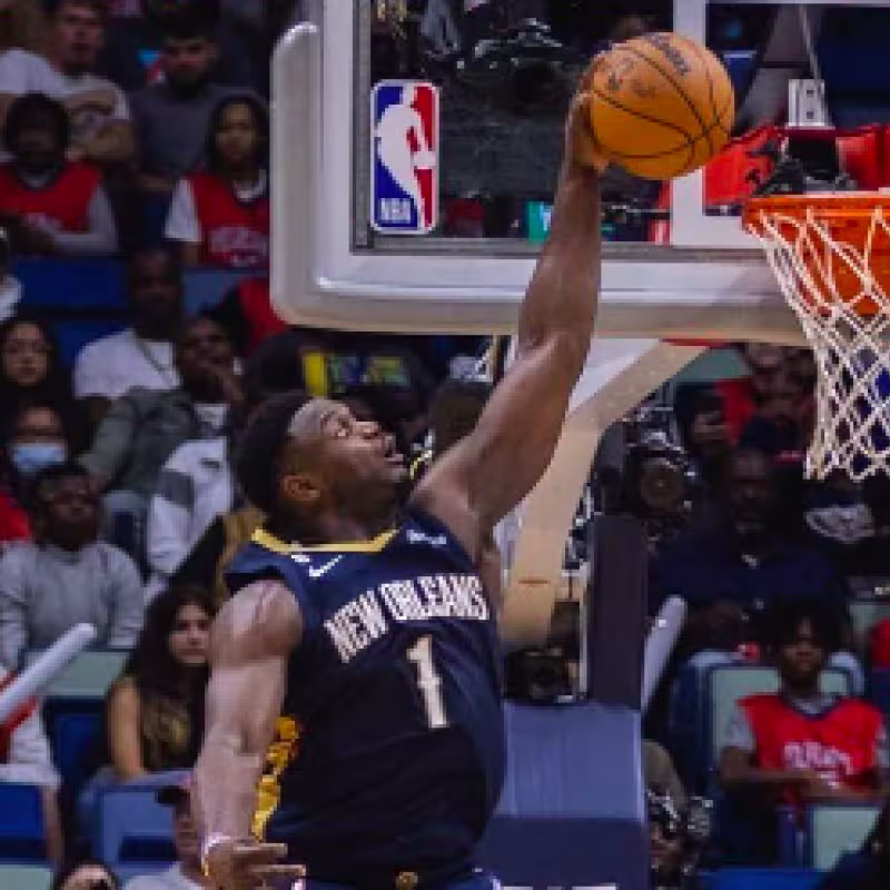Zion Williamson, estrella de New Orleans Pelicans.