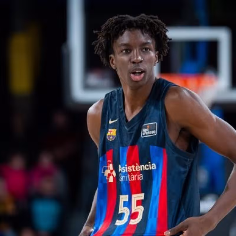 Dame Sarr, jugador del Barça Basket.