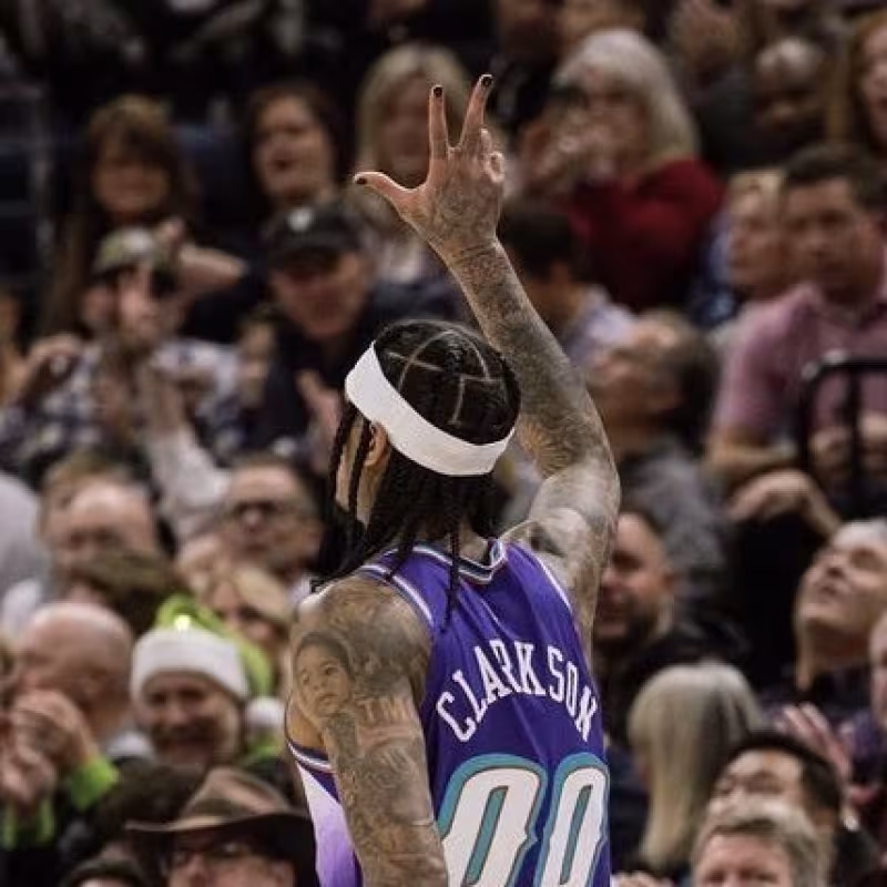 Jordan Clarkson, jugador de Utah Jazz.