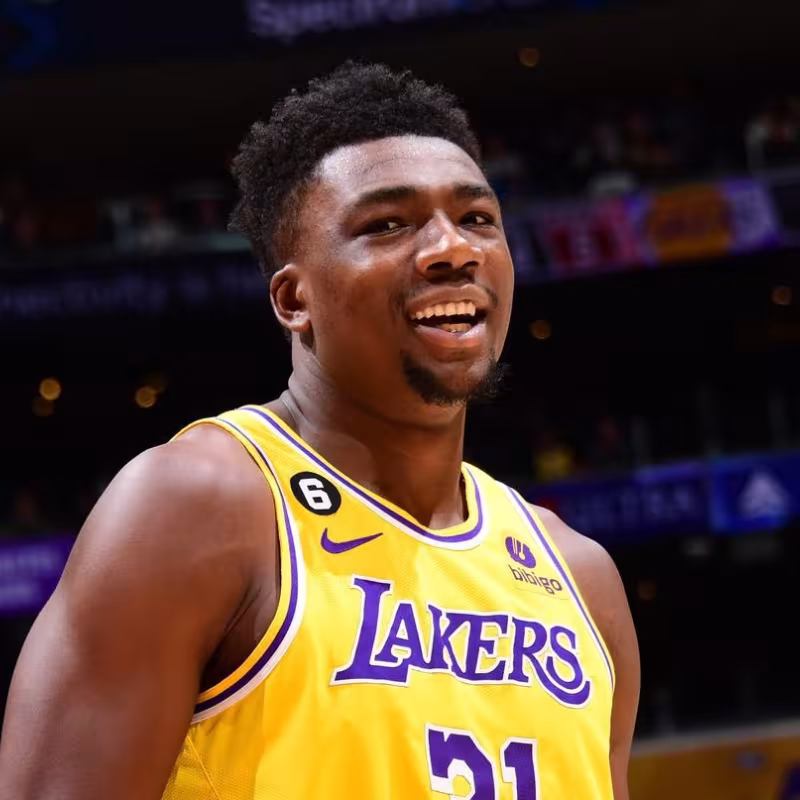 Thomas Bryant, jugador de Los Angeles Lakers.