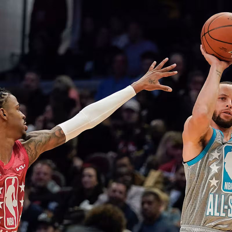 Stephen Curry vs. Ja Morant en el All Star Game NBA 2022