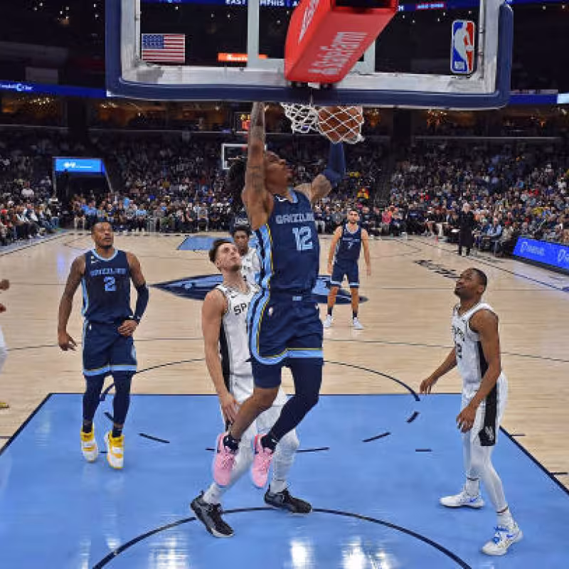 Ja Morant, jugada bestial. Foto. gettyimages