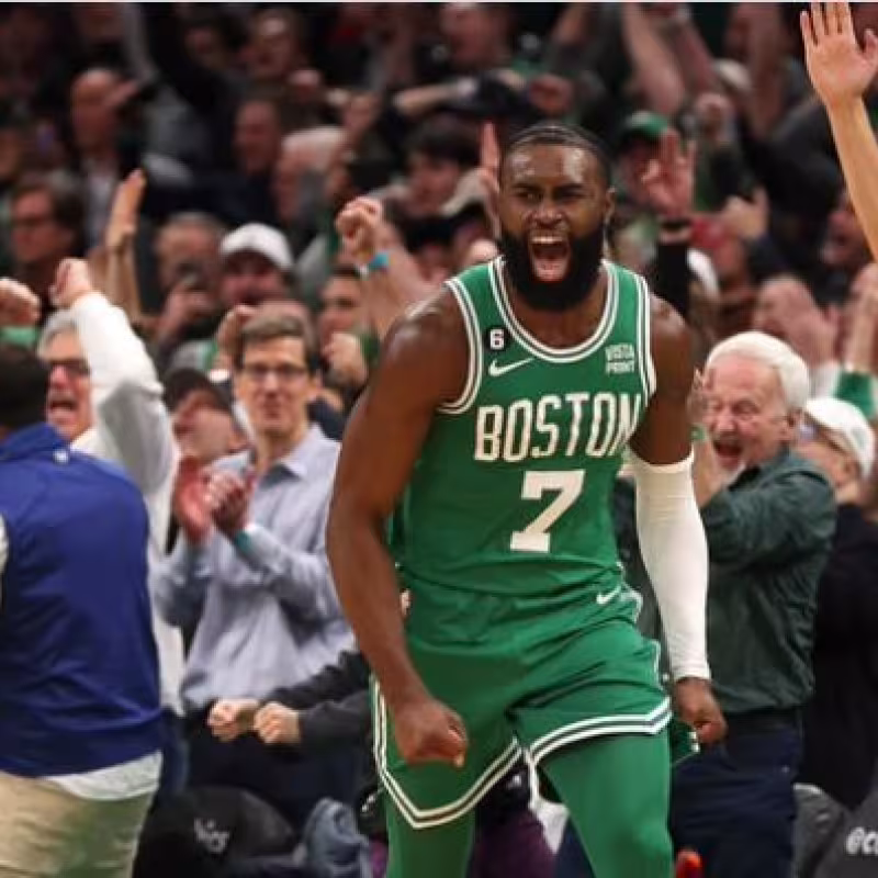 Jaylen Brown, estrella de Boston Celtics. 