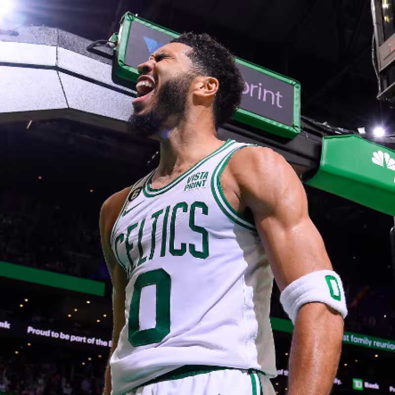 Jayson Tatum, estrella de Boston Celtics. 