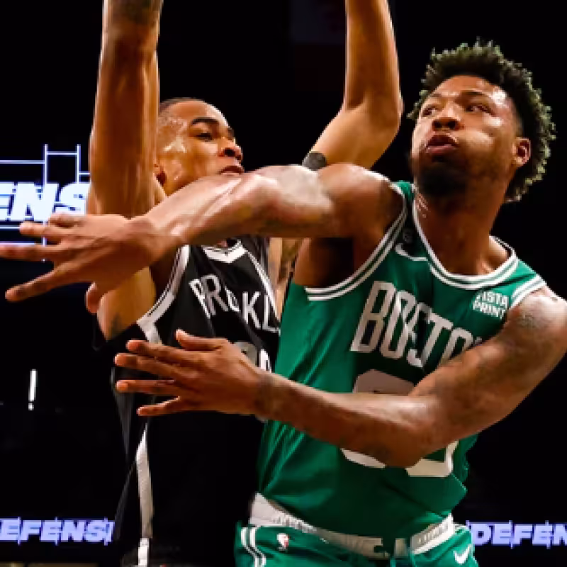 Marcus Smart, estrella de Boston Celtics. 