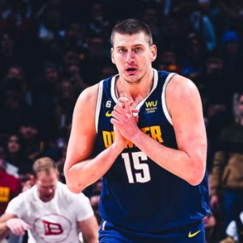 Nikola Jokic, estrella de Denver Nuggets. 