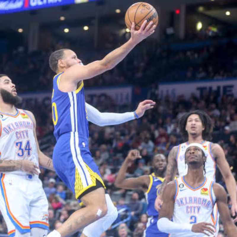 Stephen Curry, exhibición Warriors. Foto: gettyimages