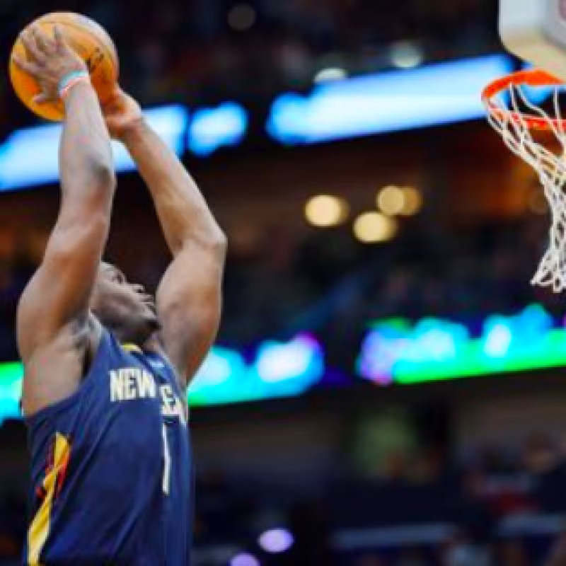 Zion Williamson, estrella de New Orleans Pelicans.