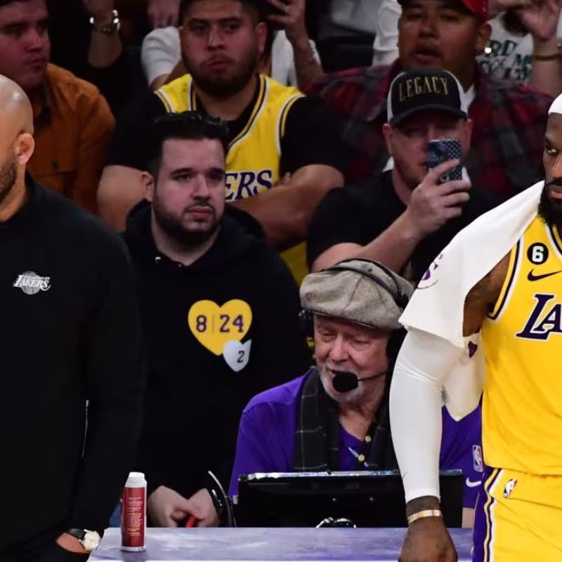 Darvin Ham, entrenador jefe de Los Angeles Lakers.