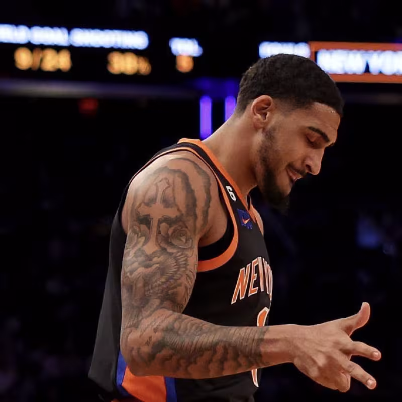 Obi Toppin, jugador de New York Knicks.