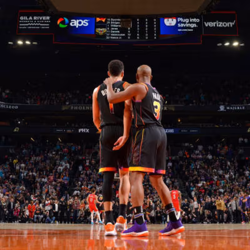 Devin Booker y Chris Paul, récords. Foto: gettyimages