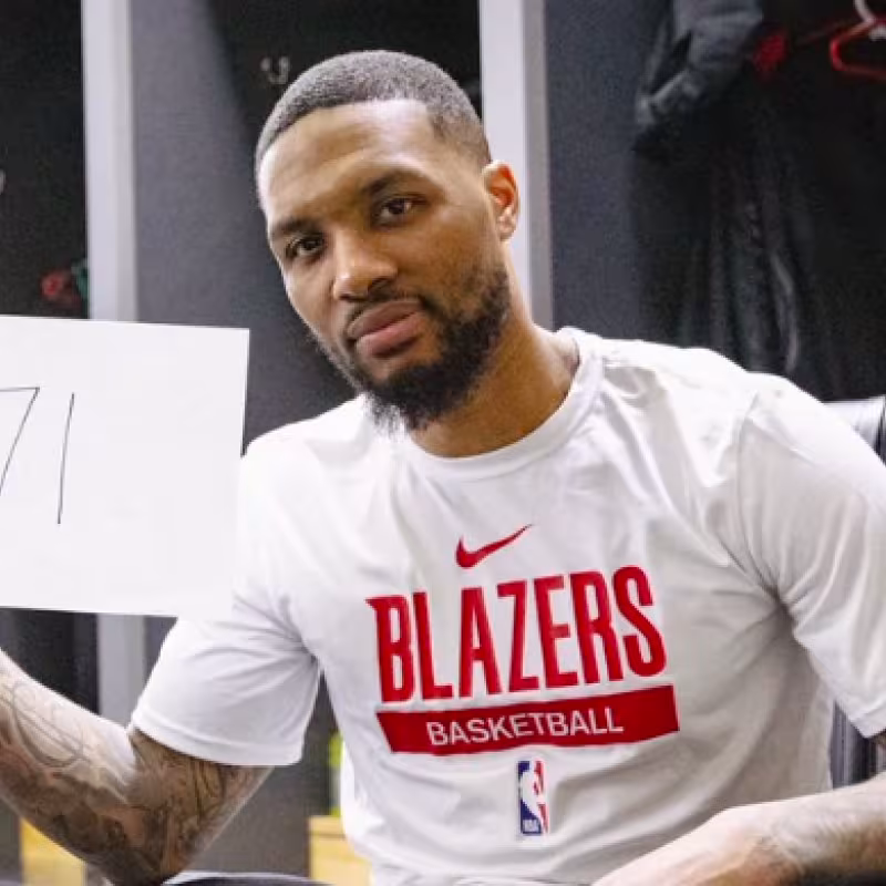 Damian Lillard, estrella de Portland Trail Blazers.