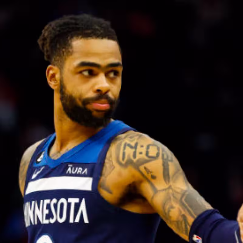 D'Angelo Russell, jugador de Minnesota Timberwolves. 