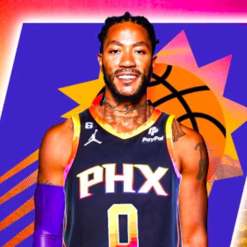 Derrick Rose suena para Phoenix Suns. 