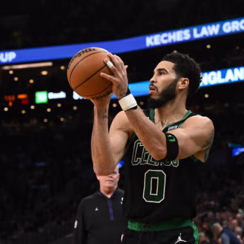 Jayson Tatum, líder anotación NBA. Foto: gettyimages