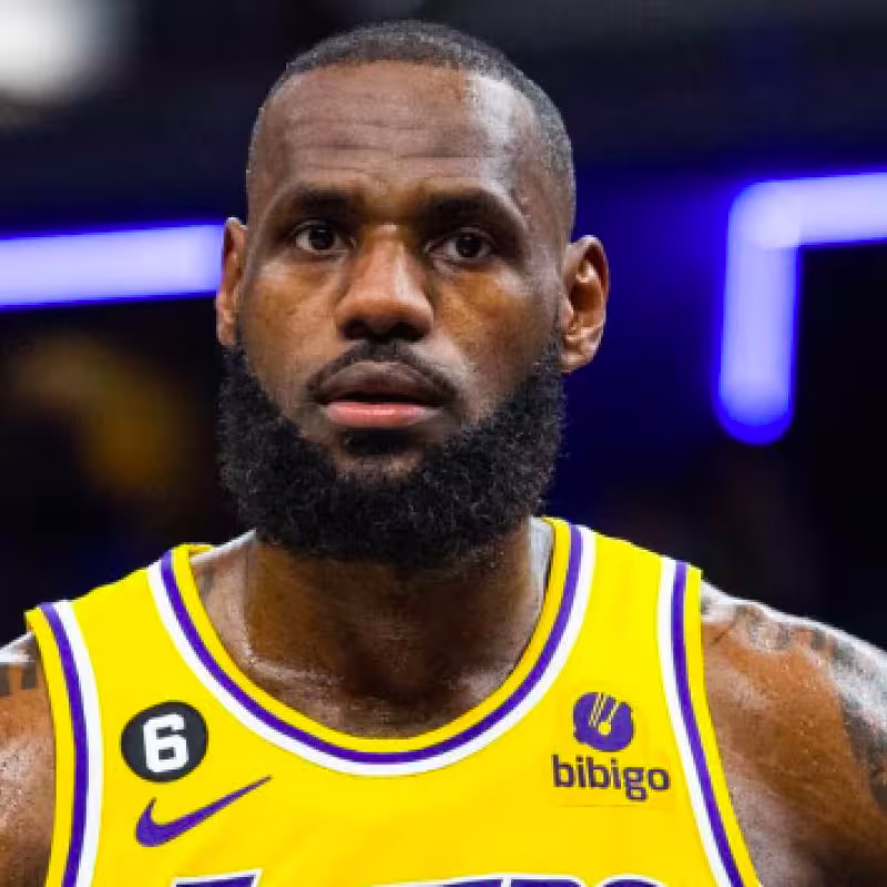 LeBron James, estrella de Los Angeles Lakers. 