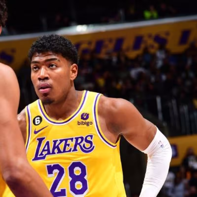 Rui Hachimura, jugador de Los Angeles Lakers. 