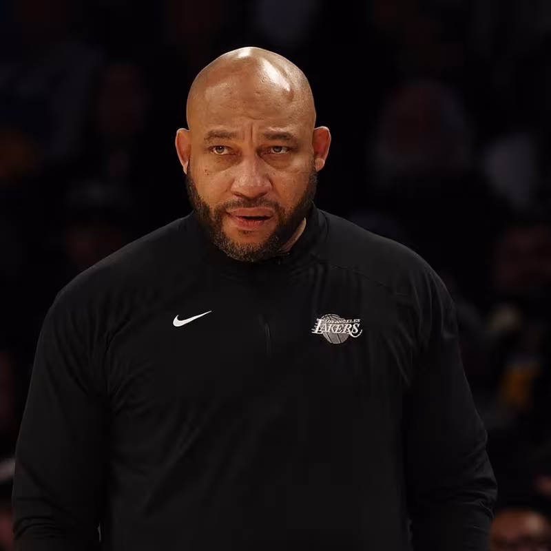 Darvin Ham, entrenador jefe de Los Angeles Lakers.