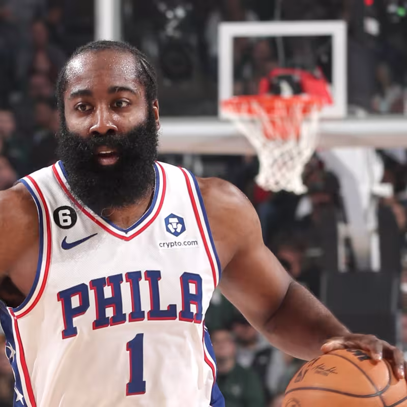 James Harden, jugador de Philadelphia 76ers.