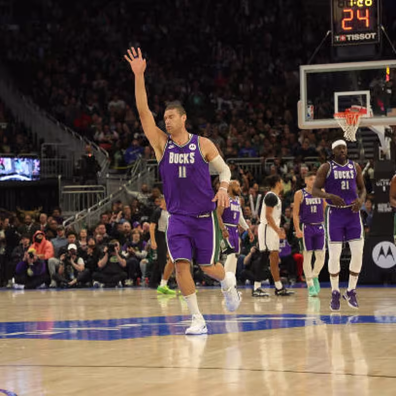 Brook López, importancia en Bucks. Foto: gettyimages