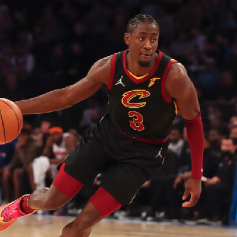 Caris LeVert, con la camiseta de Cleveland Cavaliers. 