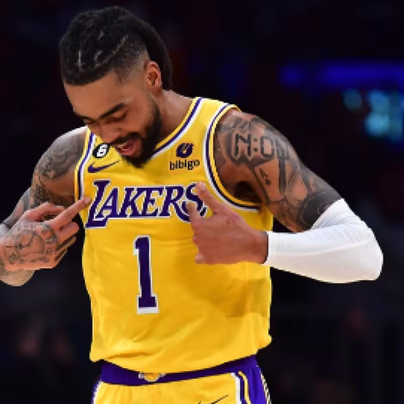 D'Angelo Russell, jugador de Los Angeles Lakers