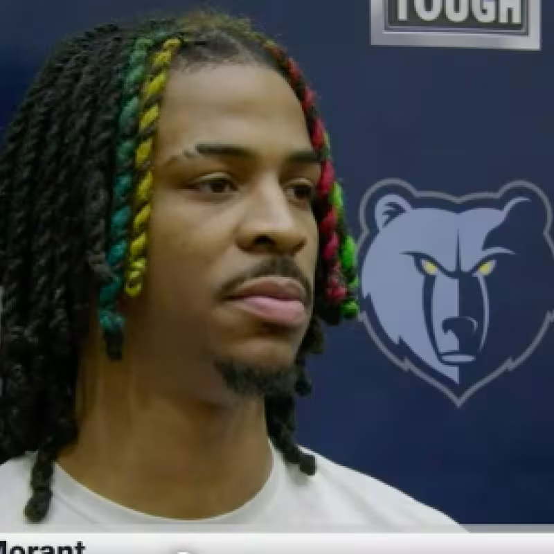 Ja Morant, estrella de Memphis Grizzlies. 