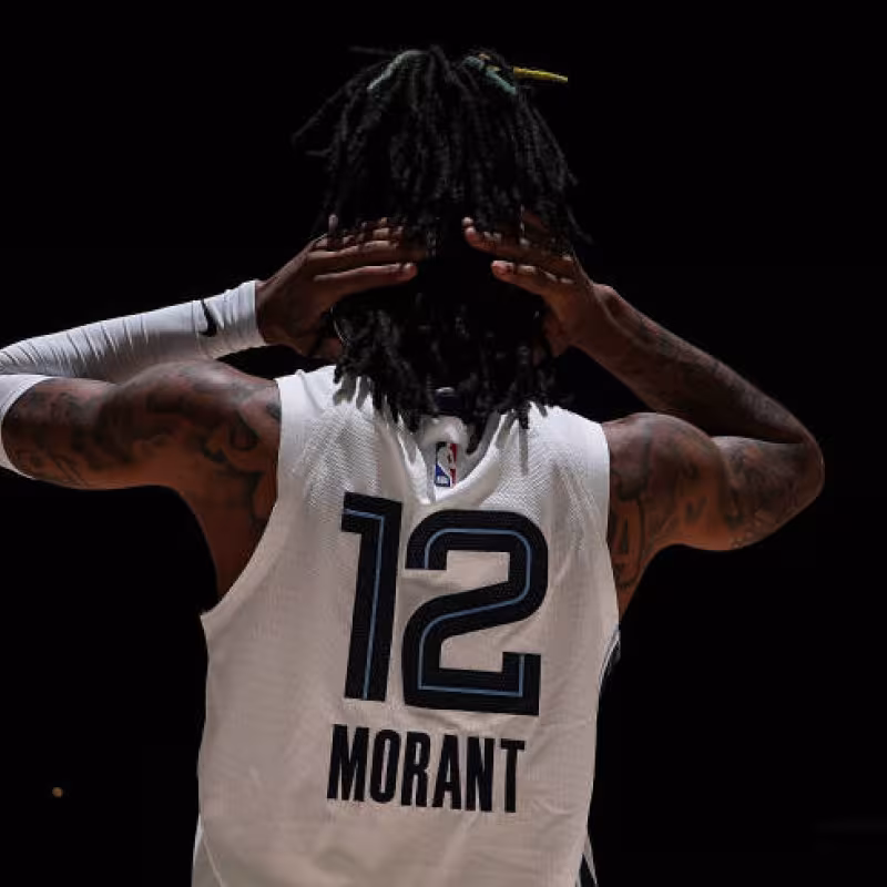 Ja Morant, reacción sanción por armas. Foto: gettyimages