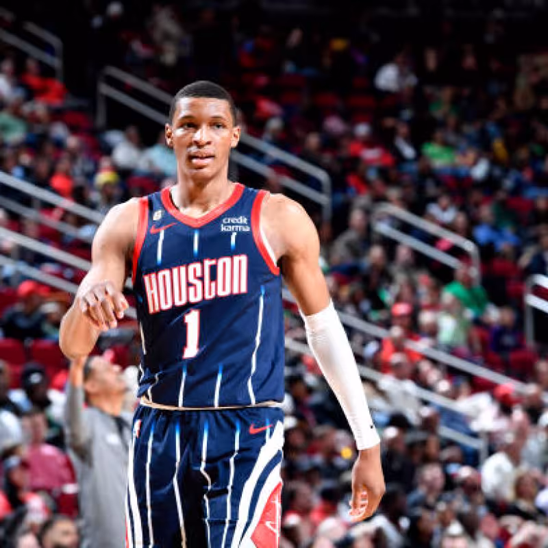 Jabari Smith Jr, tiro ganador con Rockets a Pelicans. Foto: gettyimages