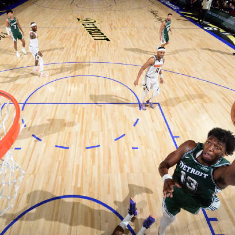 James Wiseman y Jalen Duren. Foto: gettyimages