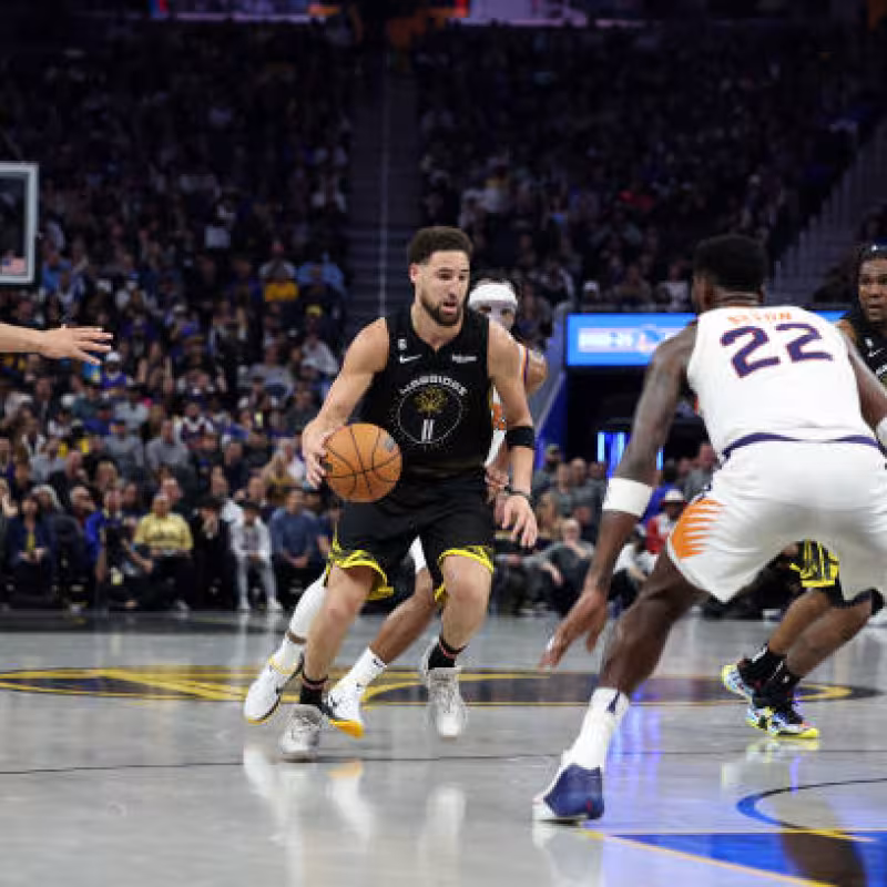Klay Thompson, festival anotador. Foto: gettyimages