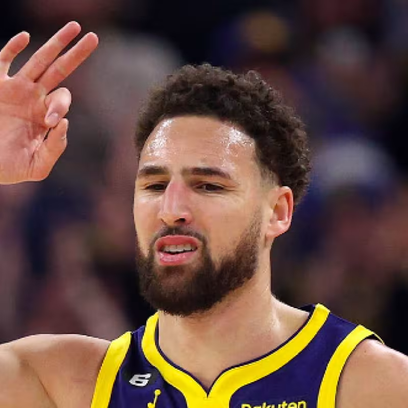 Klay Thompson, estrella de Golden State Warriors. 
