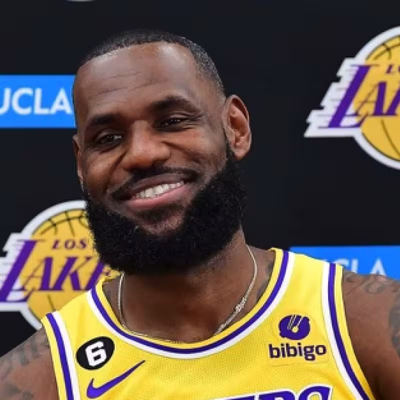 LeBron James, estrella de Los Angeles Lakers. 