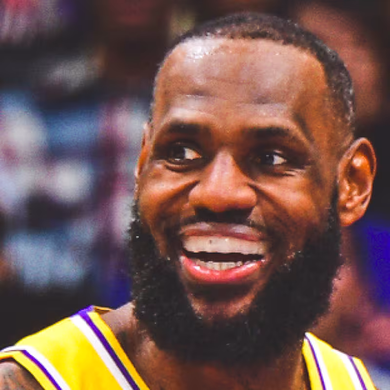 LeBron James, estrella de Los Angeles Lakers. 