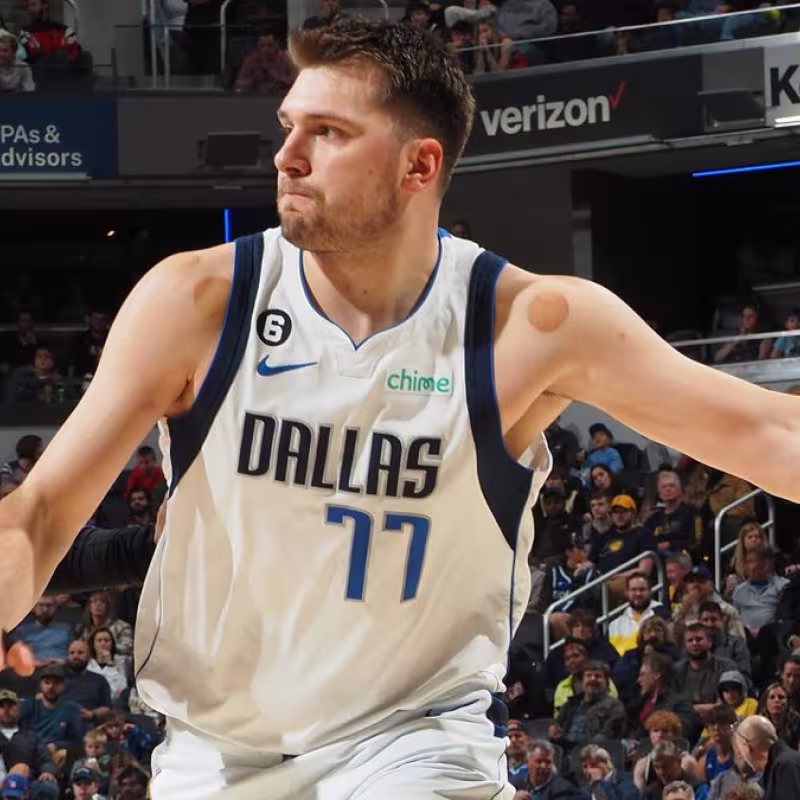 Luka Doncic, en un partido contra los Indiana Pacers