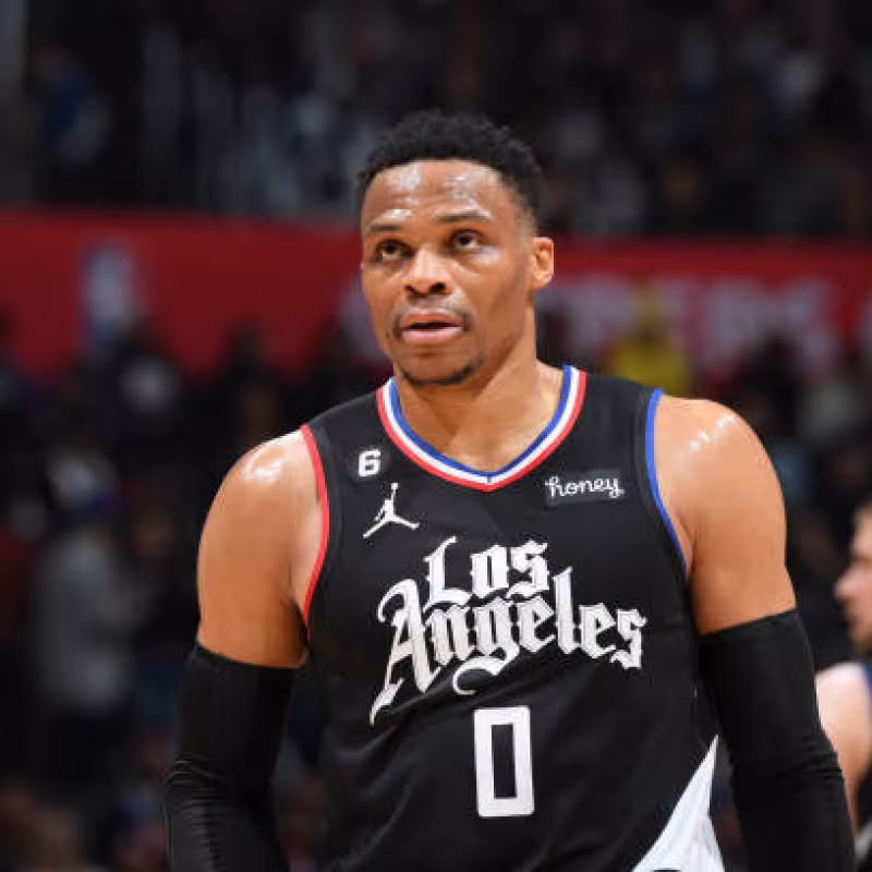 Russell Westbrook, magnitud histórica Clippers. Foto: gettyimages