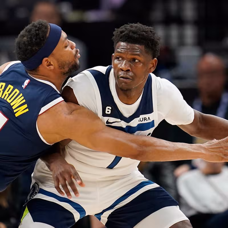 Anthony Edwards, en los Playoffs NBA 2023 contra los Denver Nuggets