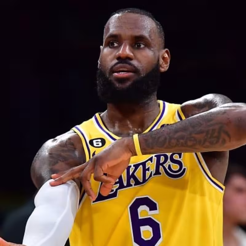 LeBron James, estrella de Los Angeles Lakers.
