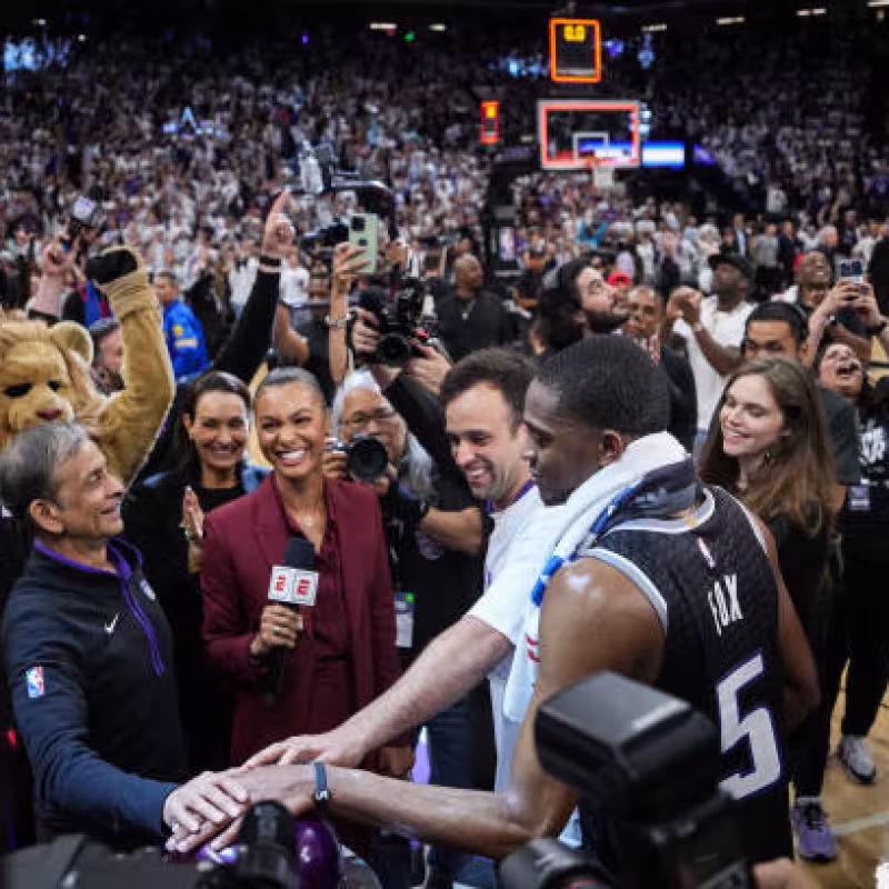 Sacramento Kings, ambiente contra Warriors en playoffs NBA 2023. Foto: gettyimages