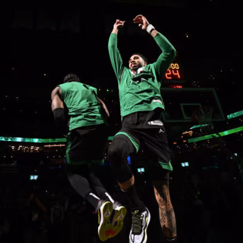 Brown y Tatum, mejor pareja NBA. Foto: gettyimages
